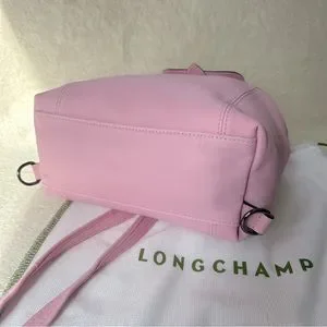 NWT Longchamp Soft Calf Leather Drawstring Backpack Pink Longchamp | Bags | Nwt Longchamp Soft Calf Leather  main image 3